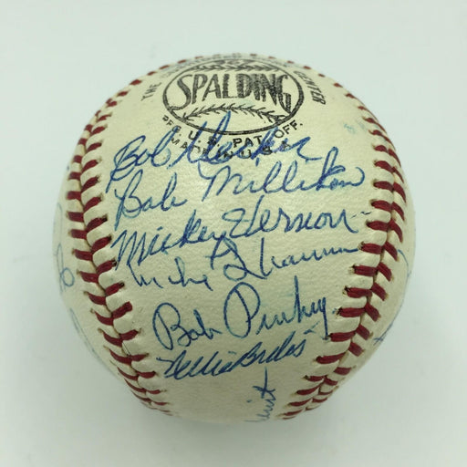 The Finest 1965 St. Louis Cardinals Team Signed Baseball 29 Sigs PSA DNA COA