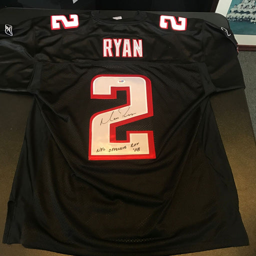 Matt Ryan 2008 Rookie Of Year Signed Authentic Atlanta Falcons Jersey PSA DNA