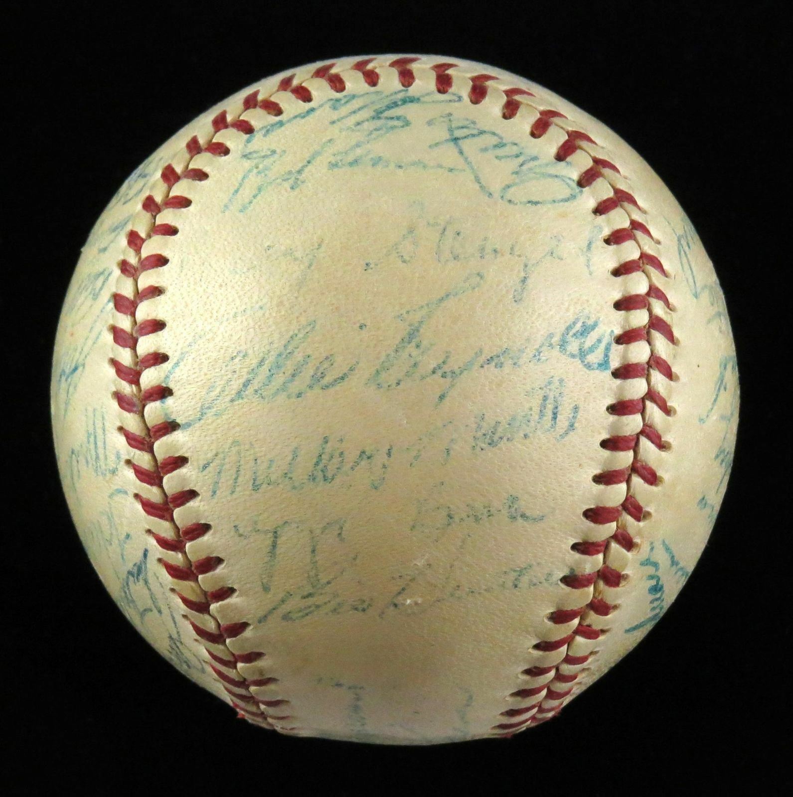 Mickey Mantle autographed baseball. Classic Mick. : r/baseball