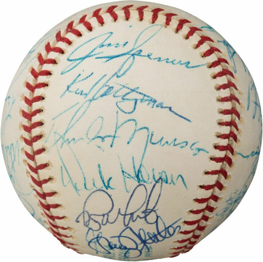 The Finest 1978 Yankees WS Champs Team Signed Baseball Thurman Munson PSA DNA