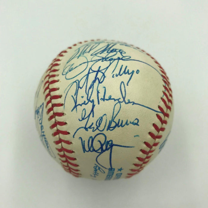 1990 Oakland A's Athletics American League Champs Team Signed Baseball JSA COA