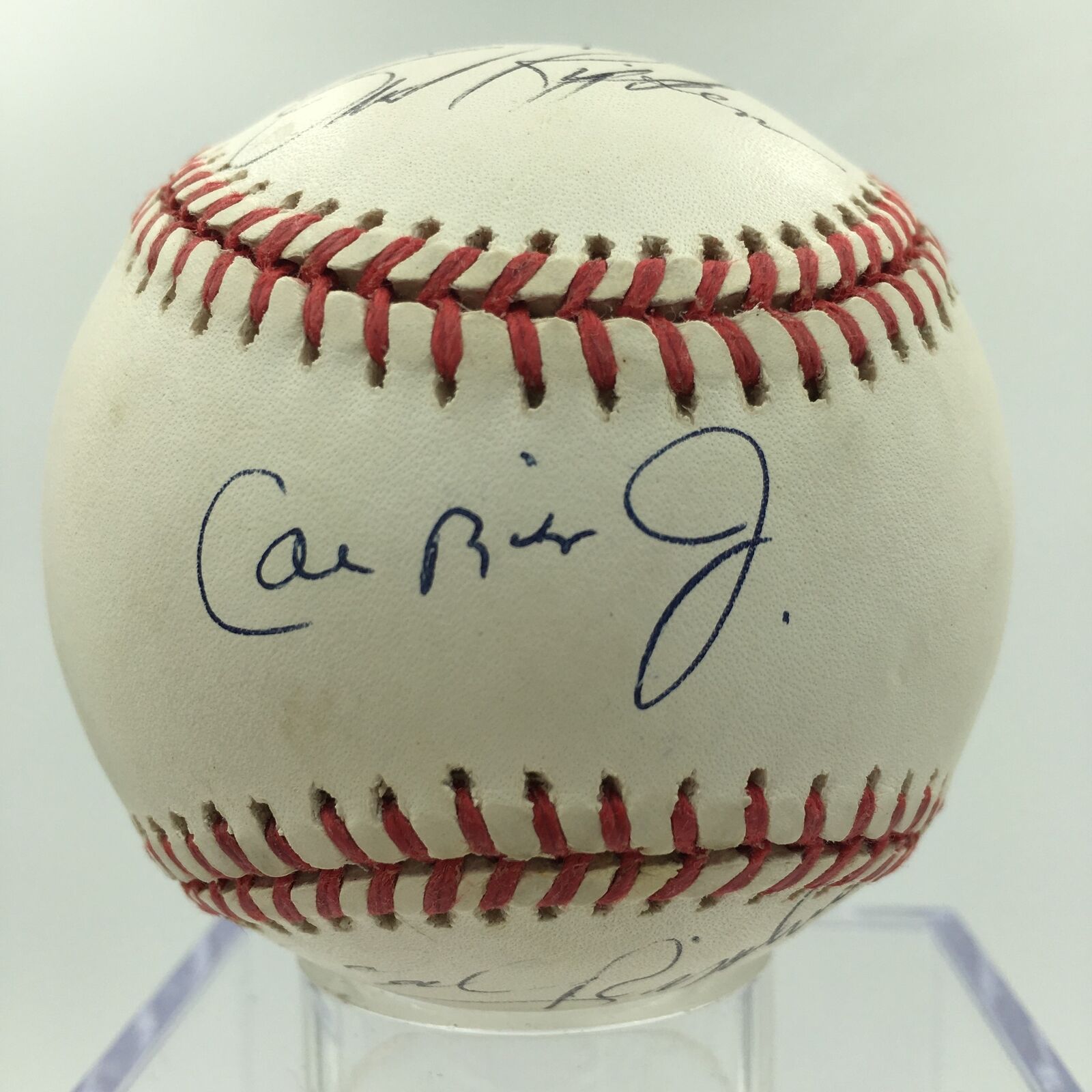 Bill Ripken, Cal Ripken Jr. & Cal Sr. Autographed Official AL Baseball