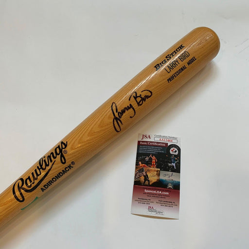 Rare Larry Bird Signed Autographed Personal Model Bat JSA COA Boston Celtics NBA
