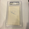 Vintage 1960's Willie Mays Signed Autographed Index Card PSA DNA COA