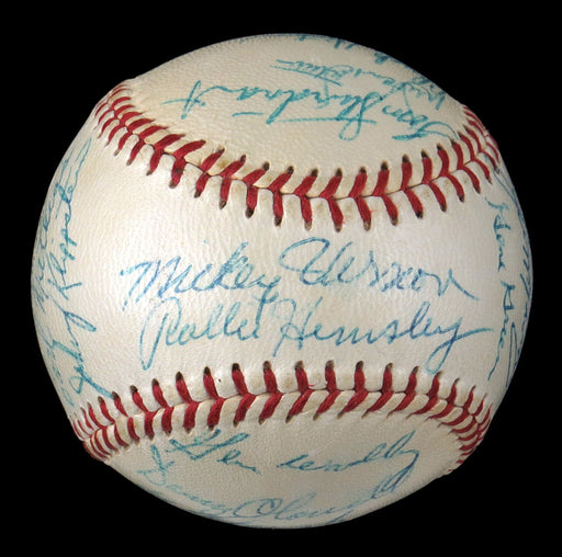 Beautiful 1961 Washington Senators Team Signed Baseball Inaugural Season JSA COA