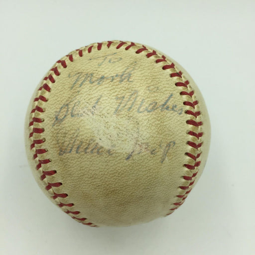 1950's Willie Mays Early Career Single Signed Baseball JSA COA