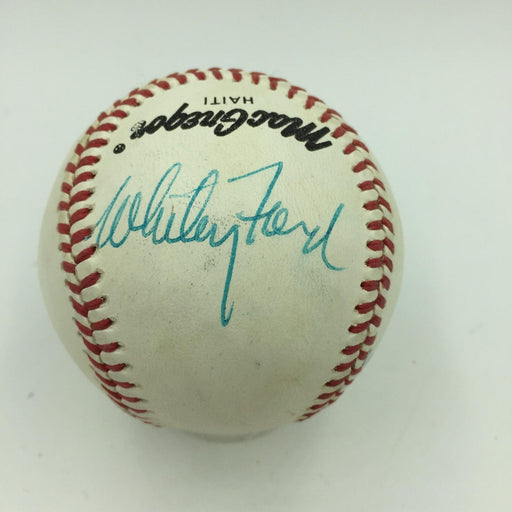 Whitey Ford & Billy Herman Signed Autographed Baseball