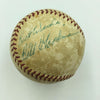 RARE 1950's Billy Goodman Single Signed AL Harridge Baseball JSA COA Red Sox