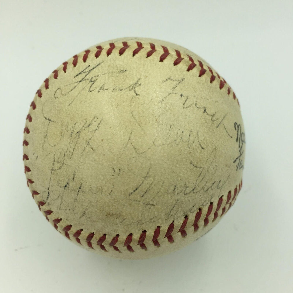 Rare 1936 St. Louis Cardinals Team Signed National League Baseball JSA COA