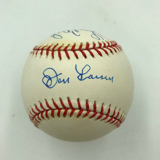 Don Larsen Jim Bunning Barker Martinez Witt Perfect Game Multi Signed Baseball