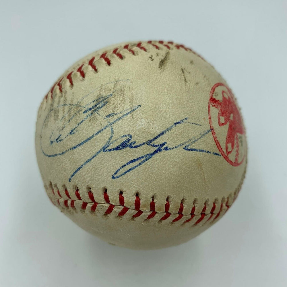 1960's Carl Yastrzemski Playing Days Signed Boston Red Sox Baseball Beckett COA