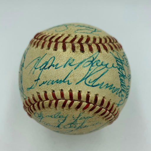 Beautiful 1966 Baltimore Orioles World Series Champs Team Signed Baseball JSA