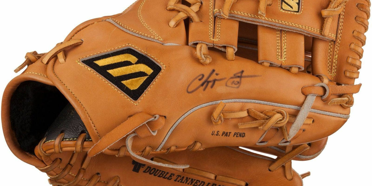 1990's Chipper Jones Game Used Signed Autographed Baseball Glove