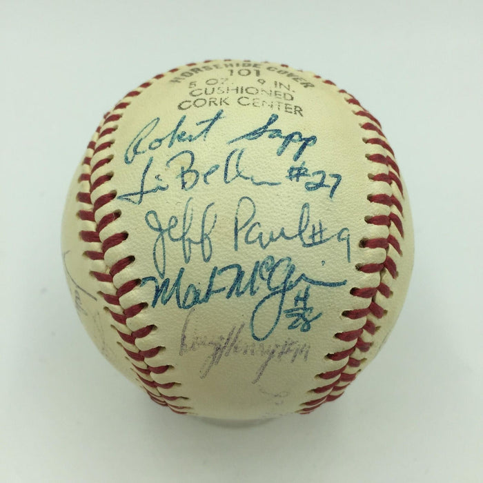 Earliest Known Mark Mcgwire 1983 College National Team Signed Baseball JSA COA