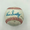 Vin Scully Ernie Harwell Sparky Anderson LA Dodgers Legends Signed Baseball JSA