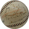 The Finest 1933 NY Giants World Series Champs Team Signed Baseball Mel Ott JSA