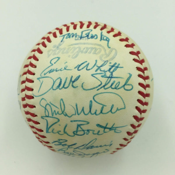 1980 Toronto Blue Jays Team Signed American League Baseball JSA COA