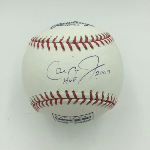 Cal Ripken Jr. HOF 2007 Signed Hall Of Fame Baseball MLB Authenticated Hologram