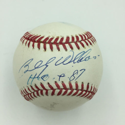 Billy Williams Hall Of fame 1987 Signed Major League Baseball With JSA COA