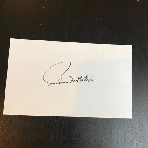 Paul Molitor Signed Autographed Index Card