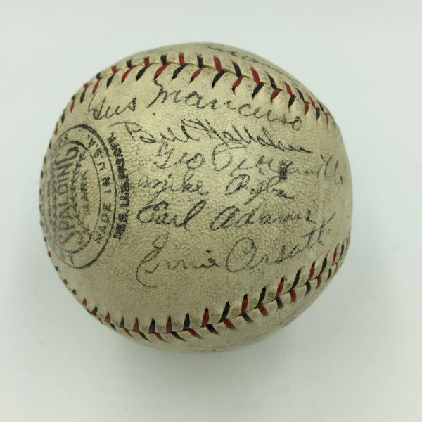 Earliest Known Dizzy Dean Rookie 1930 St Louis Cardinals Signed Baseball PSA