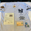 Rare Derek Jeter Rookie Signed New York Yankees 1996 World Series Jersey Steiner