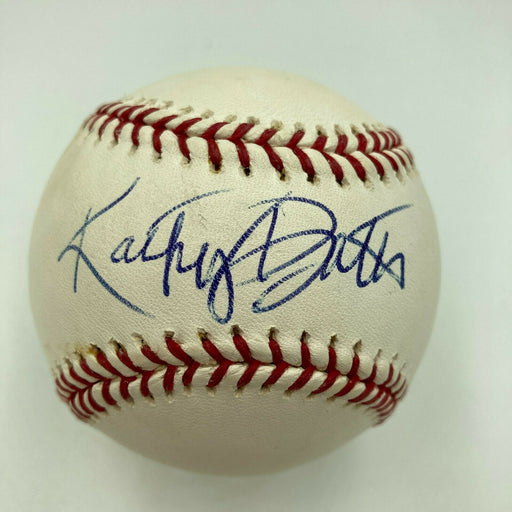 Kathy Bates Signed Major League Baseball PSA DNA COA Movie Star