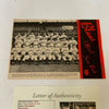 Mickey Mantle Signed 1951 Kansas City Blues Minor League Program With JSA COA