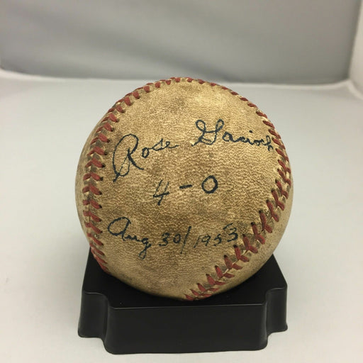 Rare 1953 Rose Gacioch Signed AAGPBL Game Used Baseball League Of Their Own Auto