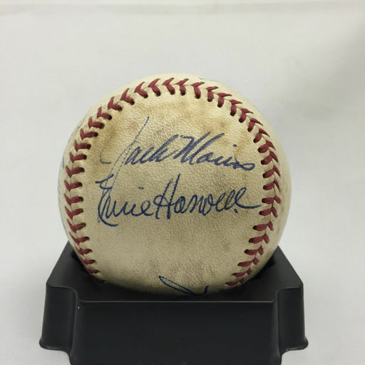 Vintage 1970's Ernie Harwell , Jack Morris , Hal Newhouser Signed Baseball Auto