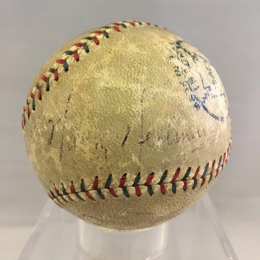 Rare 1920 Harry Heilmann & Rogers Hornsby Signed American League Baseball JSA