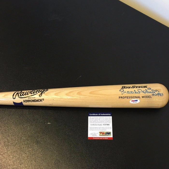 Brooks Robinson Signed Autographed Rawlings Big Stick Baseball Bat PSA DNA COA