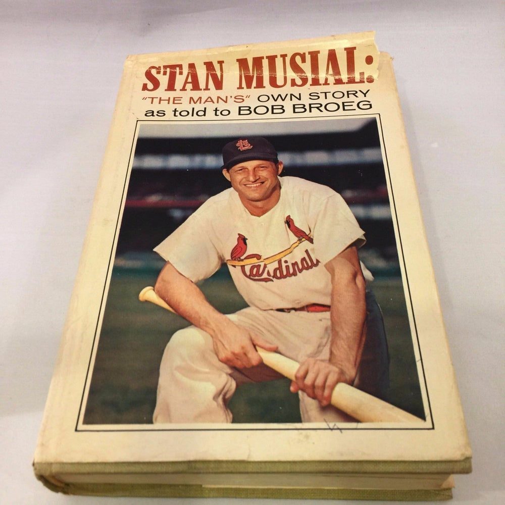 Stan Musial The Man's Own Story First Edition Signed By Stan + Bob Broeg JSA COA