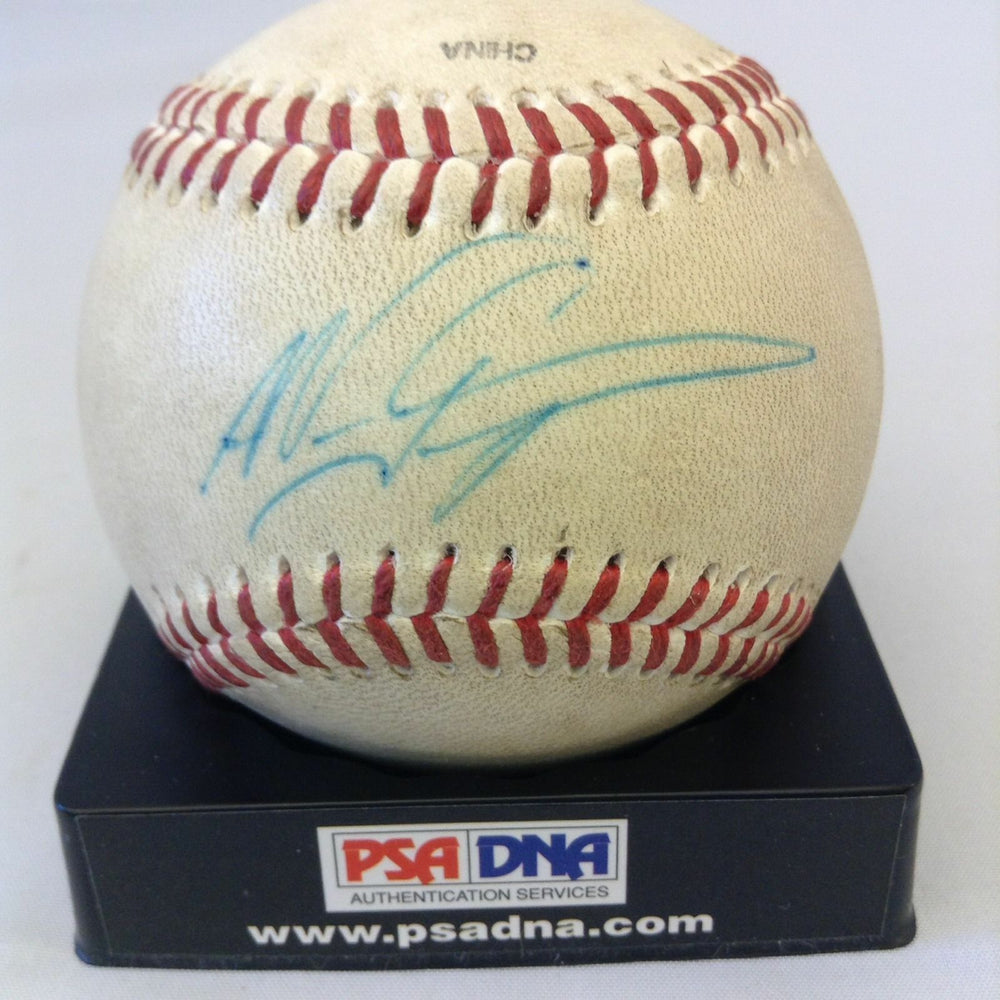 Nomar Garciaparra Pre Rookie Signed Game Used Minor League Baseball PSA DNA COA