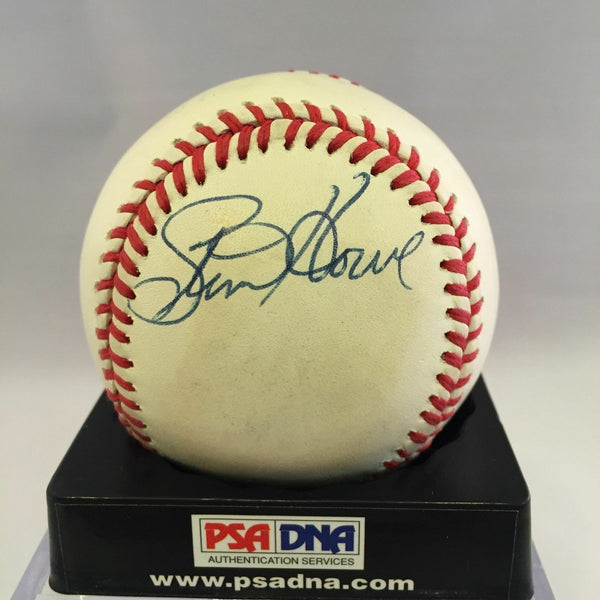 Steve Howe Signed Autographed AL Baseball PSA DNA COA #Y04277